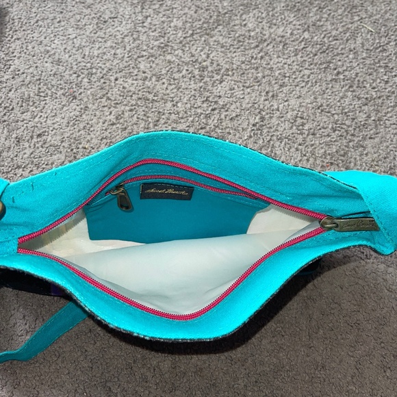 Laurel Burch colorful birds of paradise crossbody bag - Picture 5 of 6